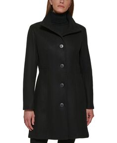 Женское пальто Petite Walker Calvin Klein, черный