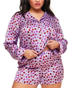 Женская пижама Sammi больших размеров Adore Me, фиолетовый