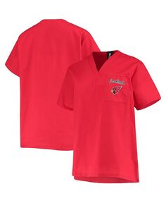 Женский топ-скраб Cardinal Arizona Cardinals Concepts Sport, красный