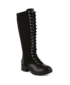 Женские высокие ботинки Октавия Juicy Couture, черный