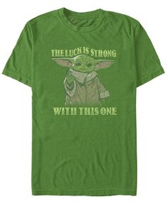 Мужская футболка с короткими рукавами Strong in The Luck с круглым вырезом Fifth Sun, зеленый