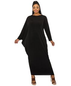 Женское асимметричное платье макси Louella L I V D, черный