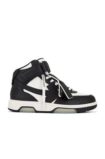 Кроссовки Off-White Out Of Office Mid Top, цвет White &amp; Black