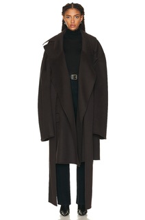 Пальто Peter Do For FWRD Double-Face Detachable, цвет Dark Brown
