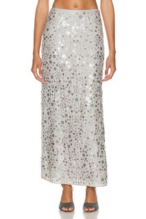 Юбка Saks Potts Lynn, цвет Grey Sequin