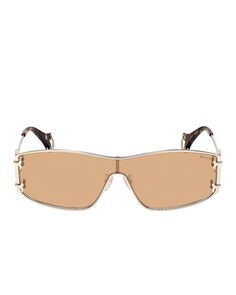 Солнцезащитные очки Emilio Pucci Shield, цвет Shiny Pale Gold