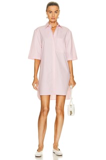 Платье Loulou Studio Shirt, розовый