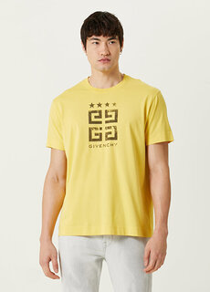 Желтая футболка с логотипом Givenchy