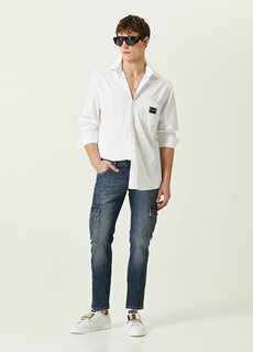 Синие джинсовые брюки-карго essential Dolce&amp;Gabbana