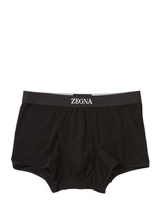 Черные боксеры с логотипом Zegna