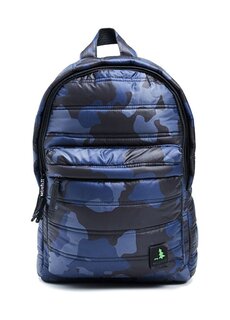 Мужской рюкзак puff smart темно-синего цвета с камуфляжным принтом Mueslii