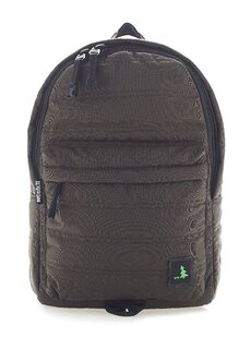 Мужской рюкзак-пуф с коричневым логотипом Mueslii