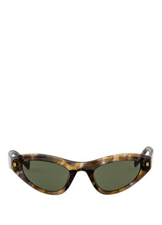 Burcu esmersoy x hermossa hm 1593 c 3 женские солнцезащитные очки «кошачий глаз» с коричневым мраморным узором Hermossa