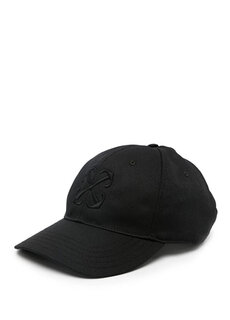 Черная мужская шляпа с вышитым логотипом Off-White