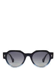 Мужские солнцезащитные очки унисекс joyce 6669 3 овальные синие Gigi Studios