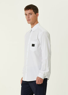 Белая рубашка martini fit essential Dolce&amp;Gabbana