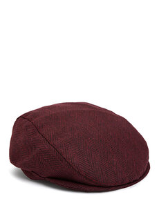 Бордовая мужская шляпа Grevi