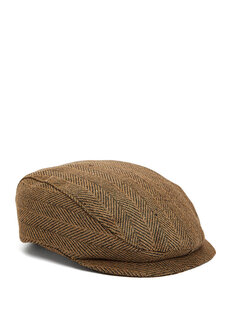 Бежево-коричневая мужская шляпа Grevi