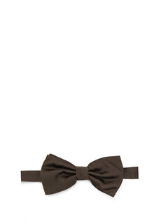 Темно-коричневый шелковый галстук-бабочка Dolce&amp;Gabbana