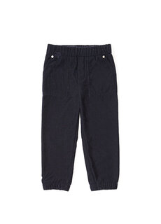 Темно-синие брюки с логотипом для мальчиков Moncler