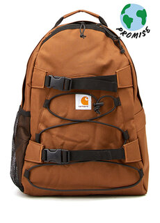 Коричневый мужской рюкзак с логотипом Carhartt