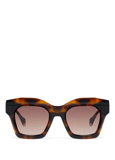 Женские солнцезащитные очки glaze 6839 2 прямоугольной формы havana Gigi Studios