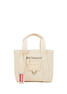 Женская сумка через плечо с кремовым логотипом Kenzo