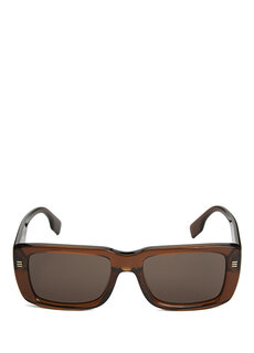 Коричневые мужские солнцезащитные очки Burberry