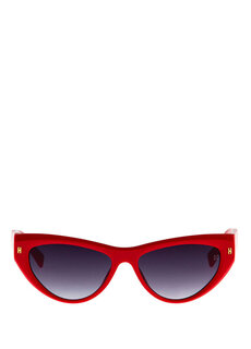 Burcu esmersoy x hermossa hm 1588 c 5 красные женские солнцезащитные очки «кошачий глаз» Hermossa