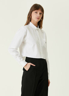 Белая рубашка с карманами Givenchy