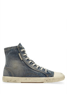 Синие мужские джинсовые кроссовки paris high top Balenciaga