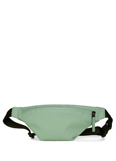 Зеленая женская поясная сумка Rains