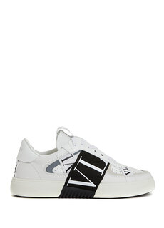 Черно-белые женские кожаные кроссовки vltn Valentino Garavani