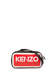 Черная мужская сумка через плечо с логотипом Kenzo