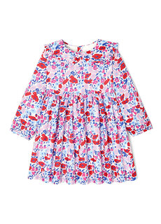 Платье из ткани liberty с длинными рукавами для маленьких девочек Jacadi Paris