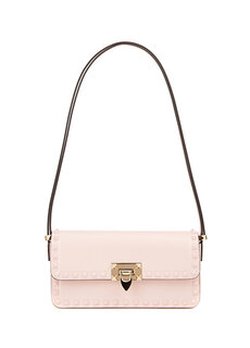 Rockstud23 розовая женская кожаная сумка с деталями troc Valentino Garavani