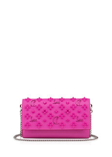 Paloma розовая женская кожаная сумка Christian Louboutin