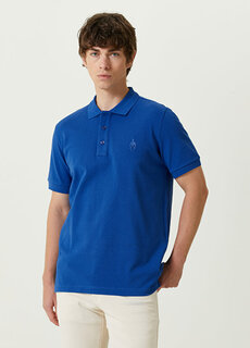 Синяя футболка-поло Bernotti 79