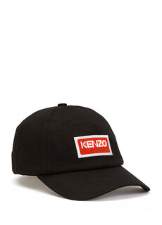 Мужская шляпа с черным логотипом Kenzo