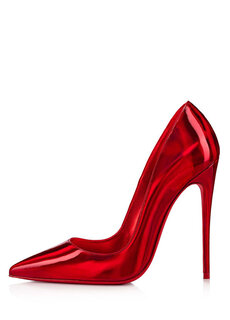 Красные кожаные туфли на шпильке so kate Christian Louboutin