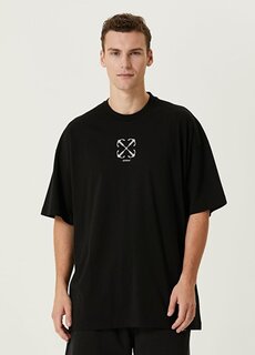 Черная футболка с логотипом Off-White