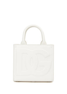 Dg daily mini белая женская кожаная сумка Dolce&amp;Gabbana