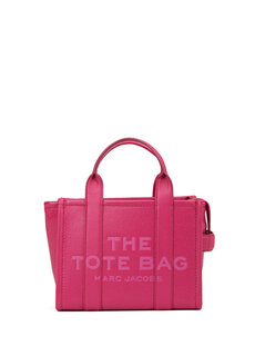 Маленькая женская кожаная сумка цвета фуксии Marc Jacobs