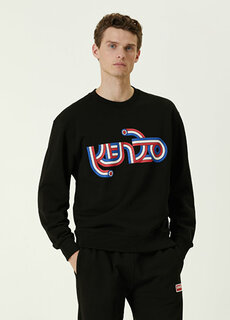 Черный свитшот с логотипом Kenzo