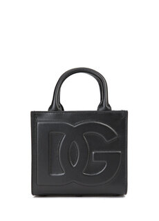 Черная женская кожаная сумка dg Dolce&amp;Gabbana