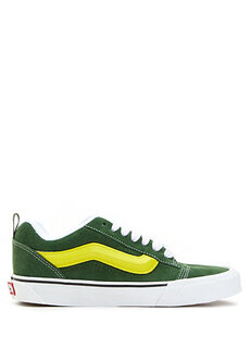 Knu skool бело-зеленые женские кроссовки Vans