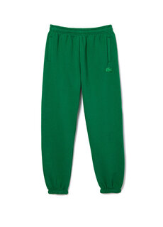 Зеленые женские спортивные штаны jogger из органического хлопка Lacoste
