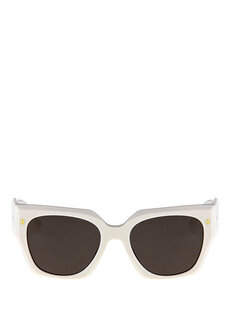 Белые прямоугольные женские солнцезащитные очки burcu esmersoy x hermossa hm 1599 c 4 Hermossa