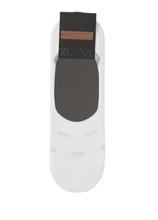 Белые мужские носки с рисунком Zegna