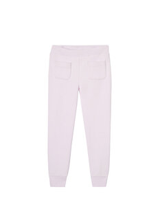 Хлопковые брюки пике для девочек пыльно-розового цвета Jacadi Paris